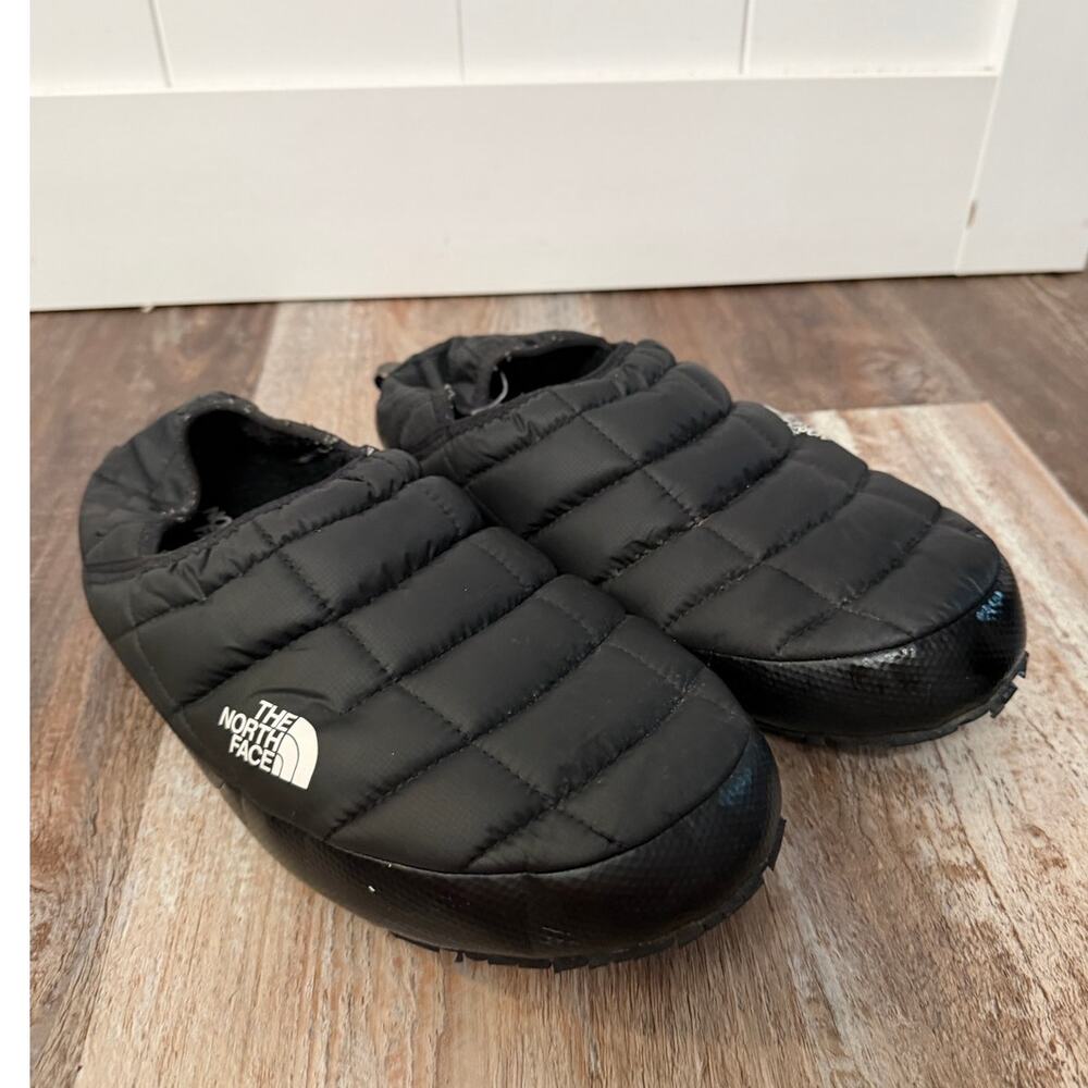 North Face thermoball slide clog shoes in black mens size 11 EUC